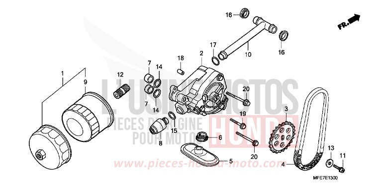 OELPUMPE von Shadow Aero GRAPHITE BLACK (NHB01A) von 2008